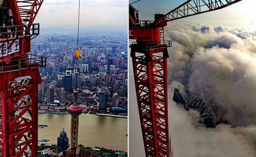 نمایی از چین در ارتفاعات +تصاویر