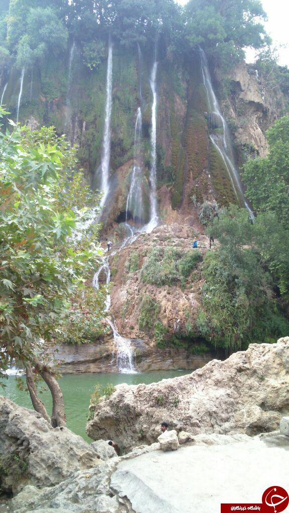 آبشار بیشه به زیبایی