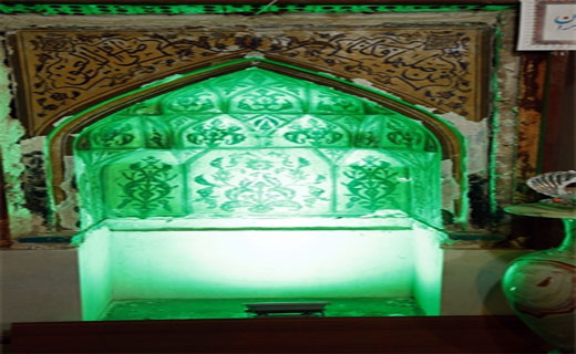 محراب ۳۰۰ ساله مسجد مقدس جمکران+تصاویر