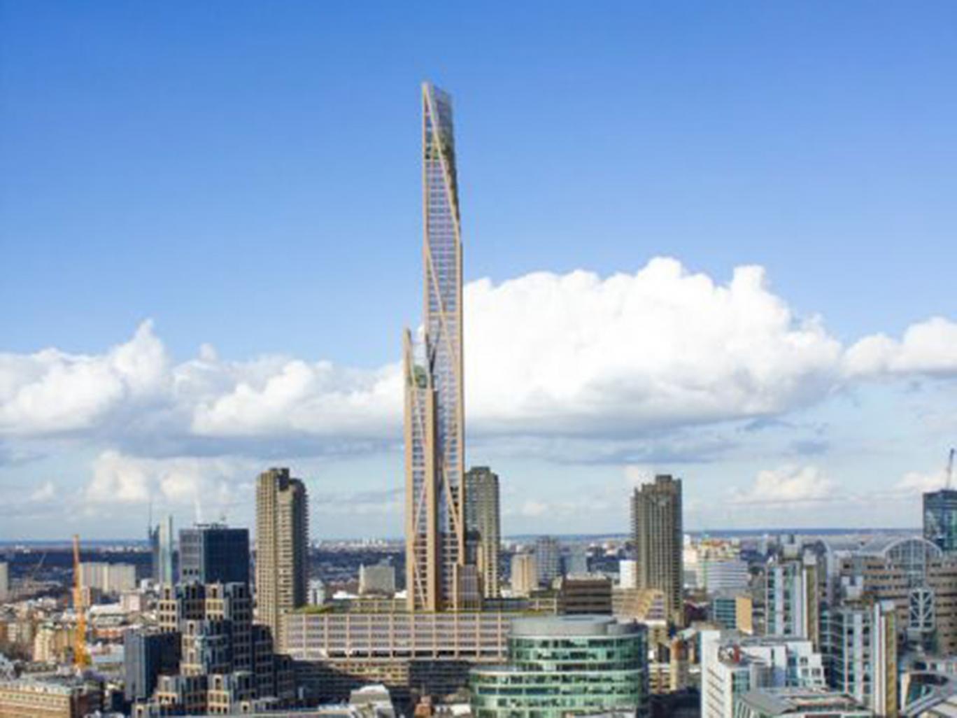 لندن صاحب بزرگترین آسمان‌خراش چوبی جهان می‌شود+عکس