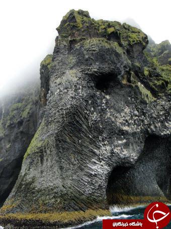 صخره ای به شکل یک فیل+تصاویر