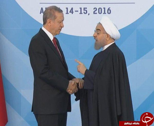 روحانی و اردوغان با ژست پدر و پسر+تصویر