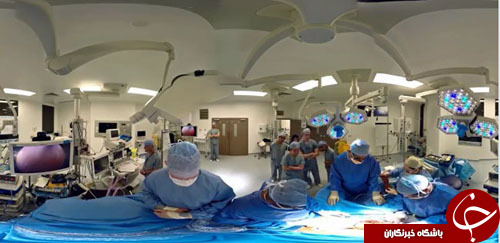 پخش زنده نخستین عمل جراحی با استفاده از فناوری 