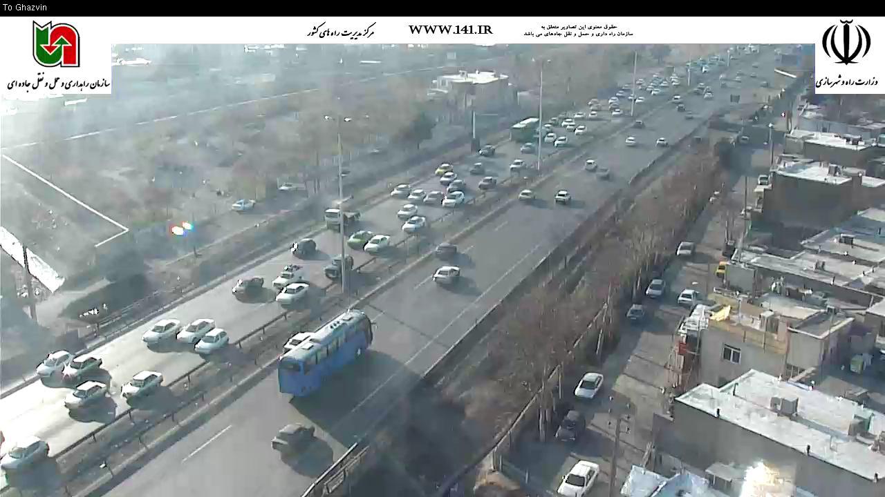 ترافیک سنگین در آزادراه قزوین-کرج/شمشک-دیزین مسدود است+ تصاویر