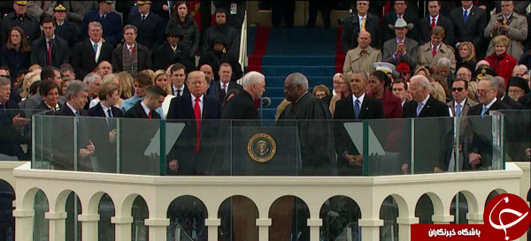 لحظه به لحظه با مراسم تحلیف رئیس جمهور جدید آمریکا + تصاویر