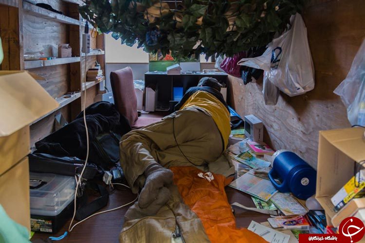 تصاویر تکان‌دهنده از زندگی در اتاق‌های بسیار کوچک در ژاپن