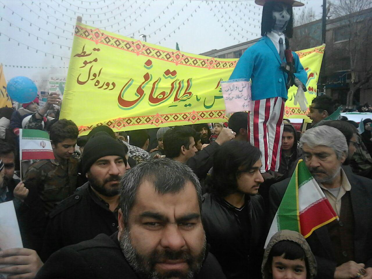 حضور پرشور مردم مشهد در راهپیمایی 22 بهمن + تصاویر