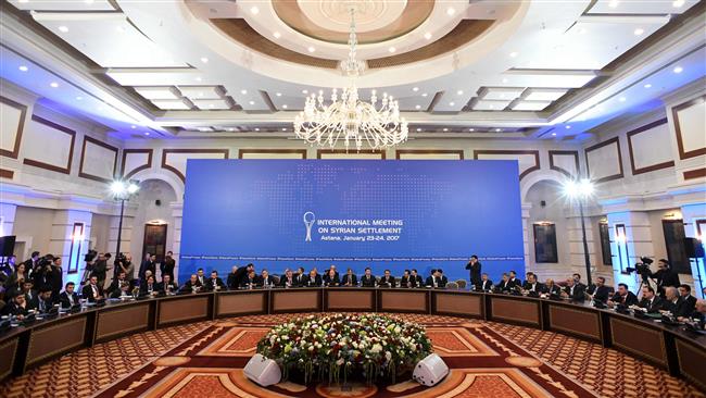 مذاکرات صلح سوریه: آغاز نشست نمایندگان ایران روسیه و ترکیه در آستانه