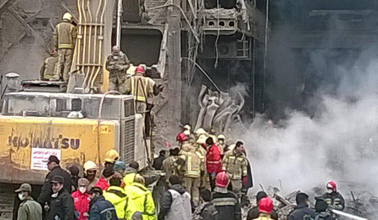 هشتمین روز حادثه پلاسکو/ امروز 3 پیکر  آتش نشان شهید از زیر آوار خارج شد