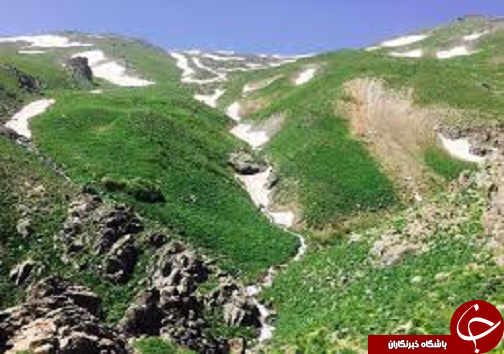 کوه های سارال چشم اندازی طبیعی از زيبایی های بهاری