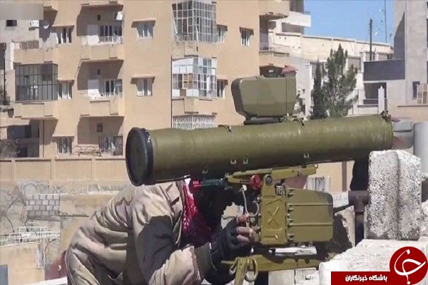 لحظه ی انفجار ماشین داعش با اسلحه ی ATGM + فیلم