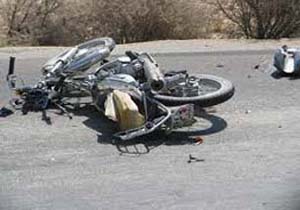 برخورد مرگبار موتور سیکلت با پراید در محور تربت جام