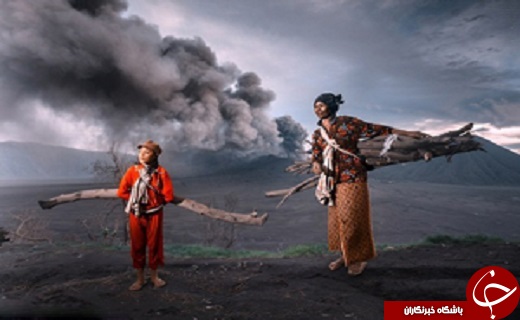 عکس/ زندگی در کنار یک آتشفشان فعال