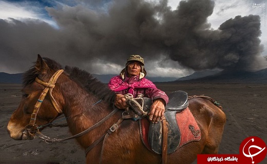 عکس/ زندگی در کنار یک آتشفشان فعال