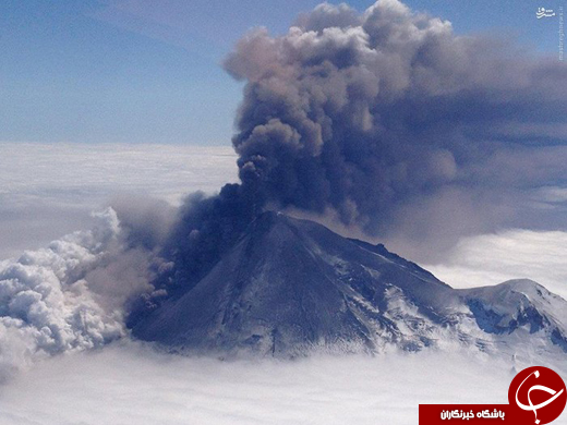 اتونشر///تصاویر/ فوران آتشفشان‌ها را از بالا ببینید