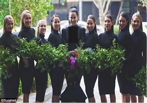 سنت شکنی عروس خانم استرالیایی+تصاویر