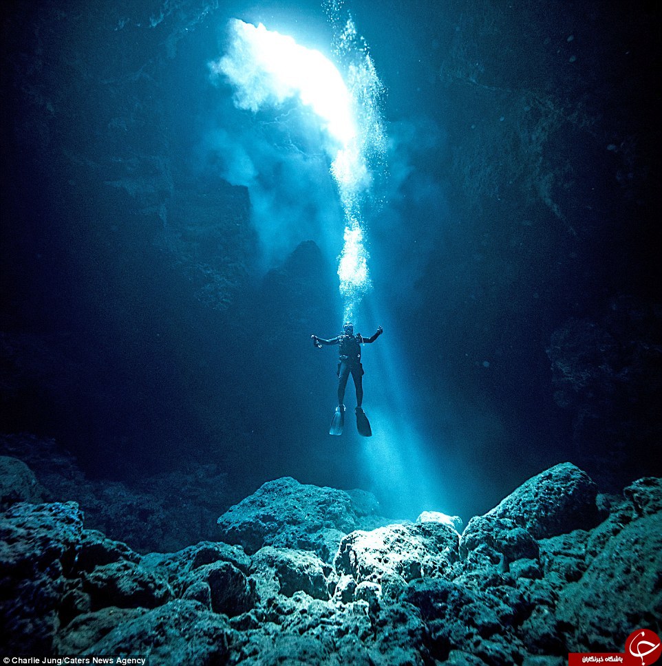 نفس گیر ترین غارهای زیر آب در جهان + تصاویر