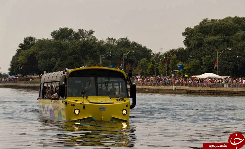 سفر روی آب را با این اتوبوس تجربه کنید+تصاویر
