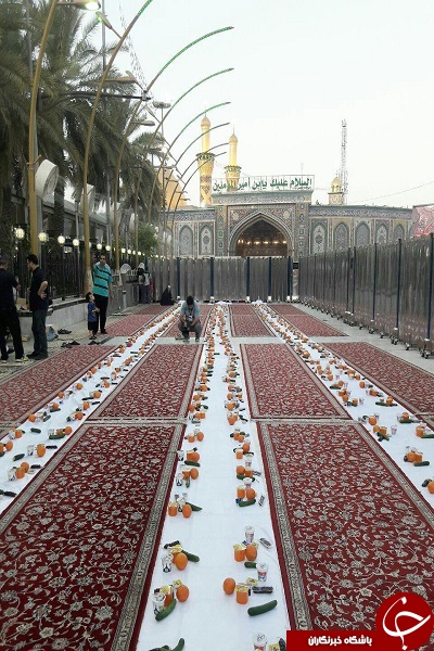 افطاری در بهشت خوردن دارد + عکس