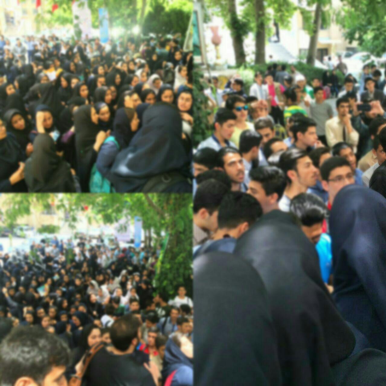 اعتراض دانش آموزان مشهدی به امتحانات نهایی
