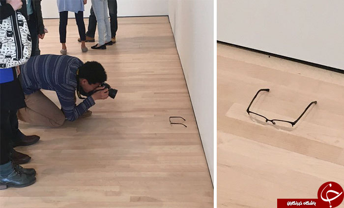 نوجوانی که باز دیدکنندگان موزه را سرکارگذاشت+تصاویر