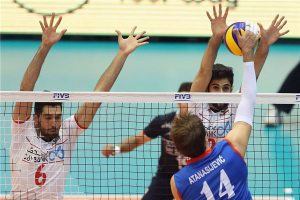 ایران یک - صربستان 2 / شکست شاگردان لوزانو برنده ست سوم شدند