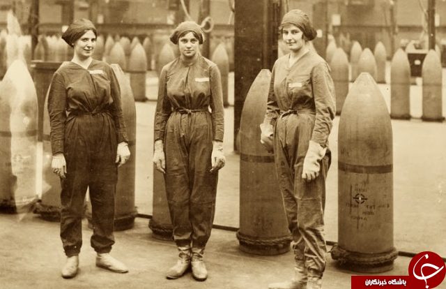 زنان قناری؛ زنانی بیش از ۸۰ درصد صلاح های جنگ جهانی اول را ساختند + تصاویر