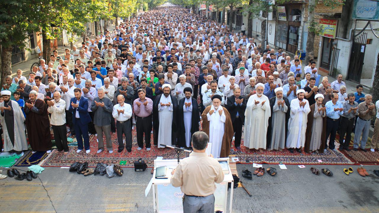اقامه نماز عید سعید فطر در سراسر کشور+تصاویر