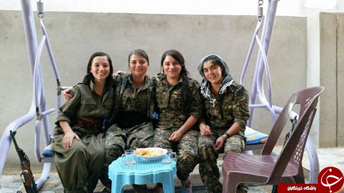 دختران جنگجوی ایزدی در صفوف مبارزه با داعش+تصاویر
