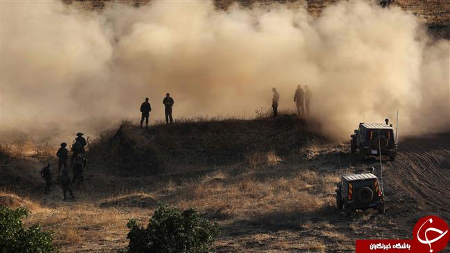 آغاز رزمایش تل آویو در مرزهای سوریه/شنیده شدن صدای خمپاره از جنوب لبنان+تصاویر