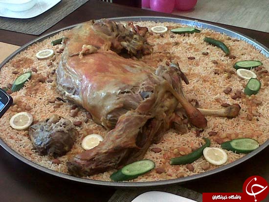 غذاهای اعیانی و اسراف سعودی ها در وقت افطار+تصاویر