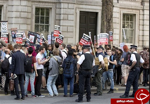 خشم و اشک جوانان لندنی از همه‌پرسی خروج بریتانیا +تصاویر