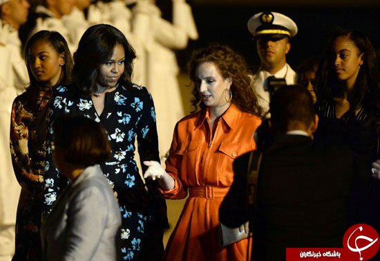 استقبال همسر پادشاه مراکش از میشل اوباما و دختران رئیس جمهور آمریکا+ تصاویر