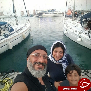 بازیگر مرد و زن ایرانی در سواحل اروپا+عکس