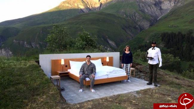 عجیب‌ترین هتل دنیا در کوه‌های آلپ +تصاویر