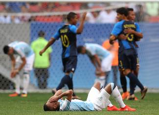 آرژانتین از صعود به یک چهارم نهایی فوتبال المپیک بازماند