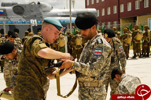 تصاویری از حضور تکاوران ارتش و سپاه در روسیه