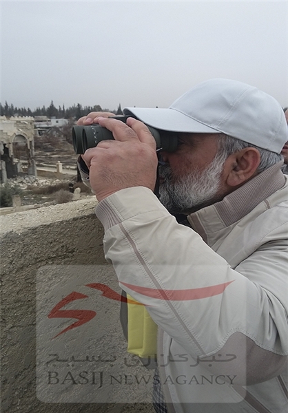 تصاویر حضور سردار نقدی در مرز سوریه و سرزمین‌های اشغالی
