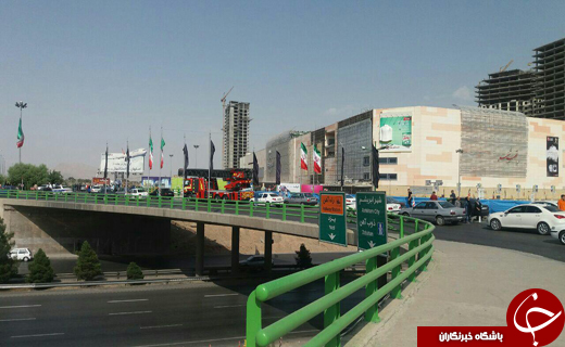 آتش سوزی در فاز دوم سیتی سنتر اصفهان+تصاویر