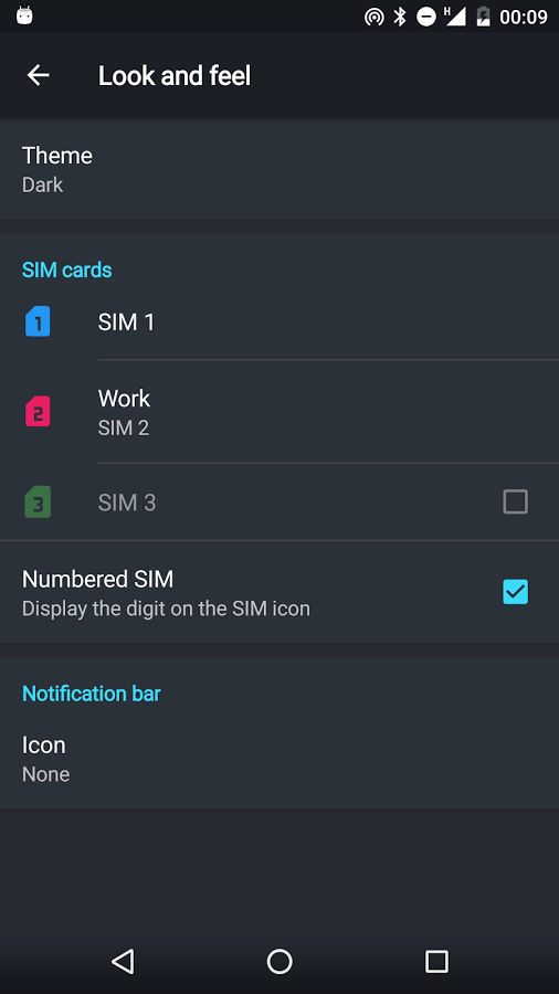 برنامه مدیریت گوشی های دو سیم کارت Dual SIM Selector