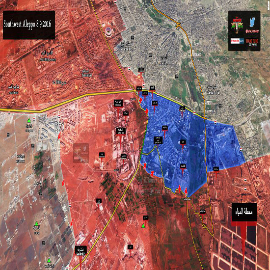 آتشبار سنگین ارتش سوریه  در
