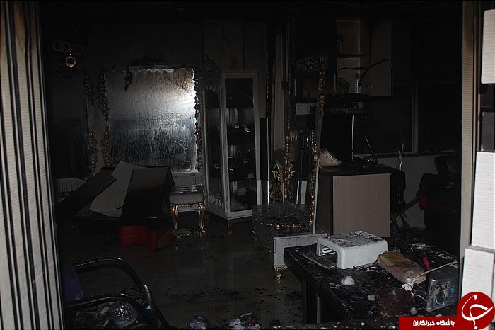 آتش‌سوزی آرایشگاه زنانه در تهرانسر مهار شد+تصاویر