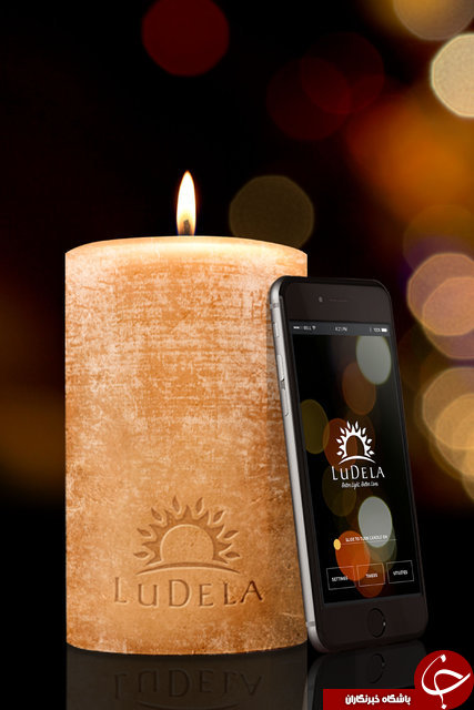 روشن کردن شمع با تلفن همراه!+تصاویر