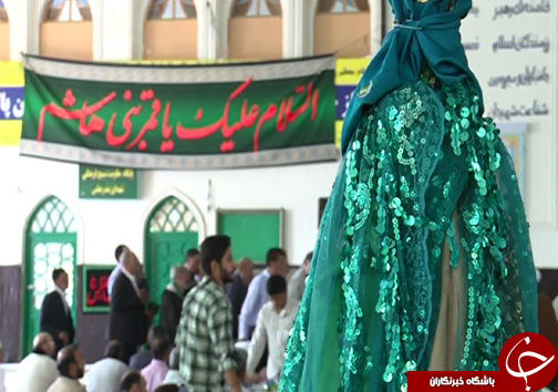 استقبال از پیرغلامان و خادمان حسینی در هرمزگان + تصویر