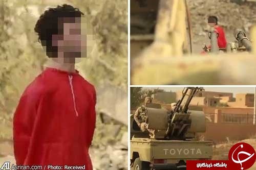 داعش یک جاسوس را با توپ اعدام کرد! + تصاویر