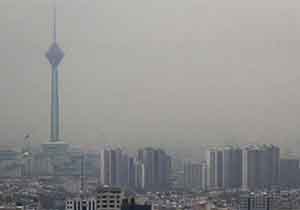 برای دومین روز متوالیt هوای تهران در شرایط ناسالم است