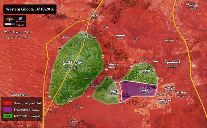 آیا جبهه النصره خان الشیخ را تسلیم ارتش سوریه خواهد کرد؟ + نقشه و جزئیات
