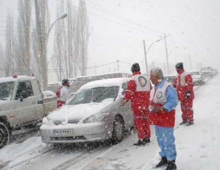 برف، کولاک و سیل در 16 استان/ امدادرسانی به 500 هموطن تاکنون