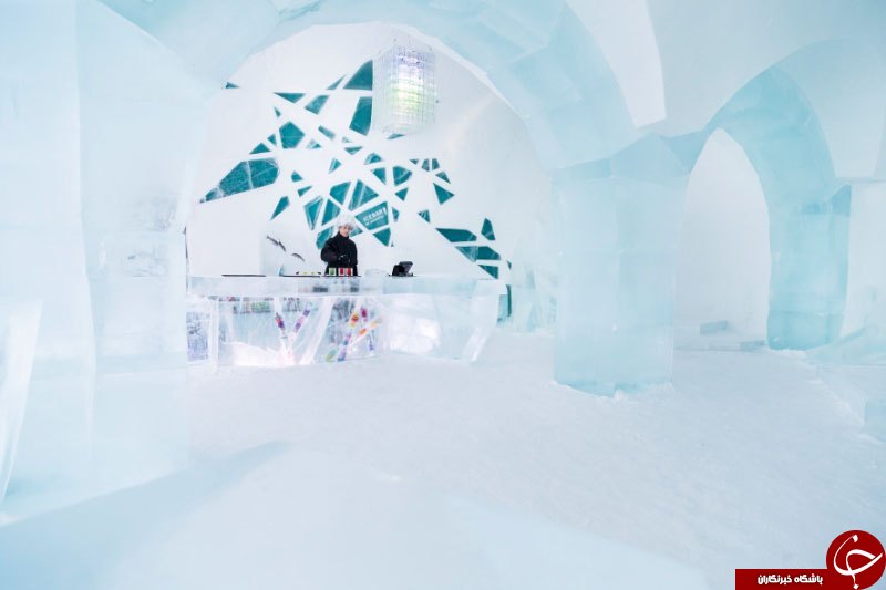 بزرگترین هتل یخی جهان +فیلم