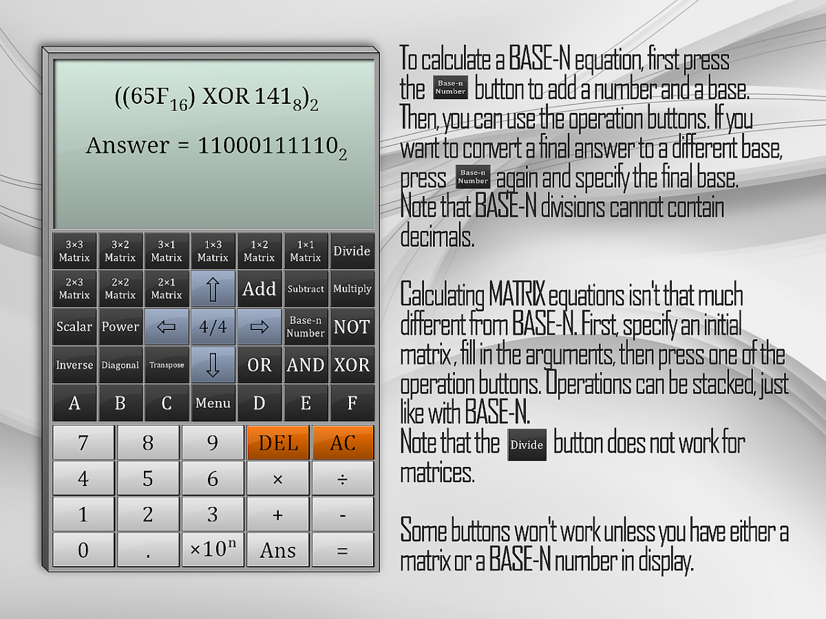 دانلود ماشین حساب مهندسی برای اندروید /  Full Scientific Calculator Pro کاملترین نرم افزار ماشین حساب